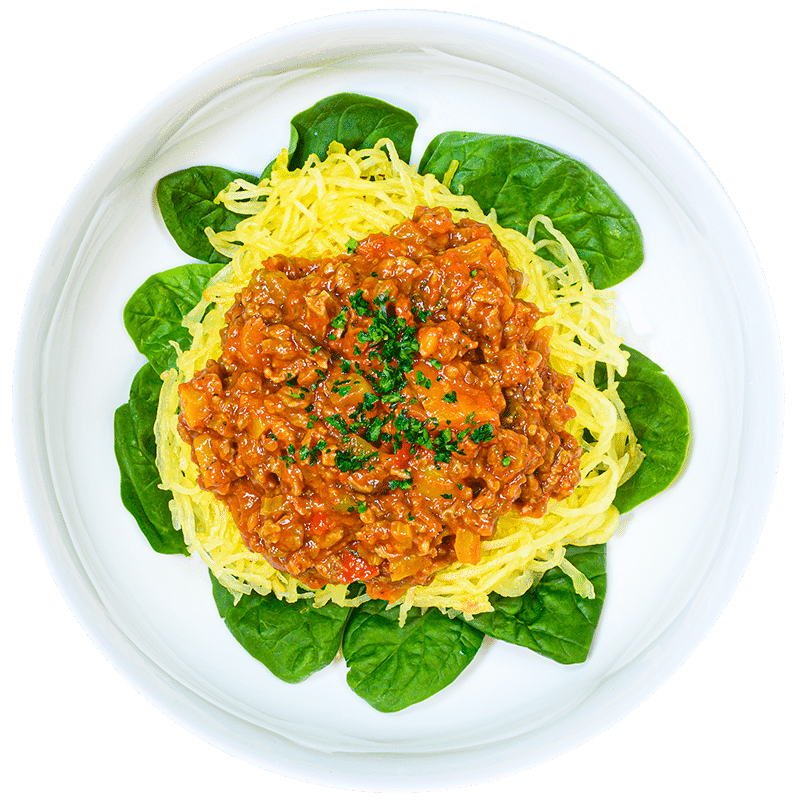 Vegan Bolognese w/ Spaghetti Squash