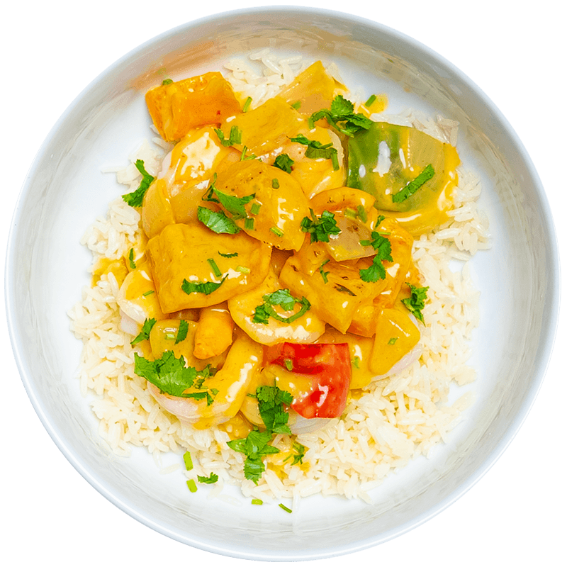 Thai Basil Shrimp Curry